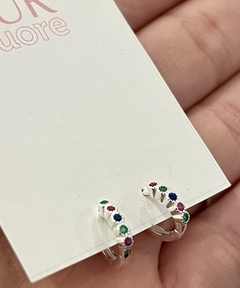 Mini argolla multicolor
