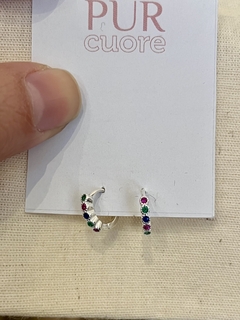 Mini argolla multicolor - comprar online