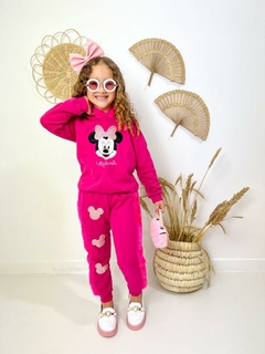 Conjunto Infantil Capuz Minnie