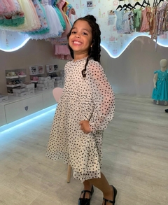 Vestido Tule Flores