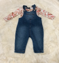 Conjunto Infantil Jardineira