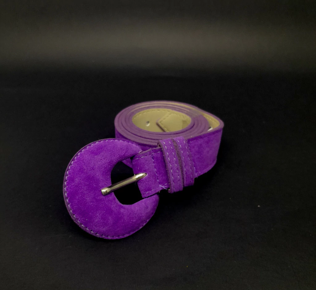 Cinto Camurça Claúdia Roxo