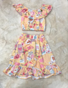 Conjunto Infantil Flora