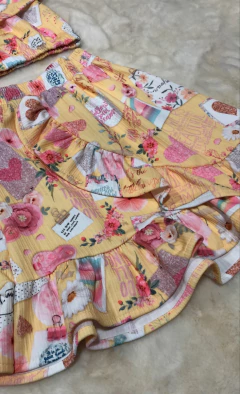 Conjunto Infantil Flora na internet