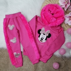 Conjunto Infantil Capuz Minnie na internet