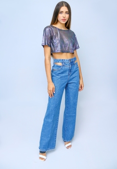 Pant Jeans Espelho Vazado