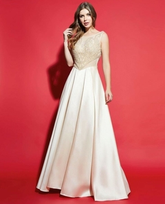 Vestido Bordado Pearl Sibelle Nude