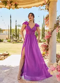 Vestido Vanessa Fuscia