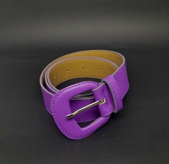 Cinto Couro Sintético Vera Roxo