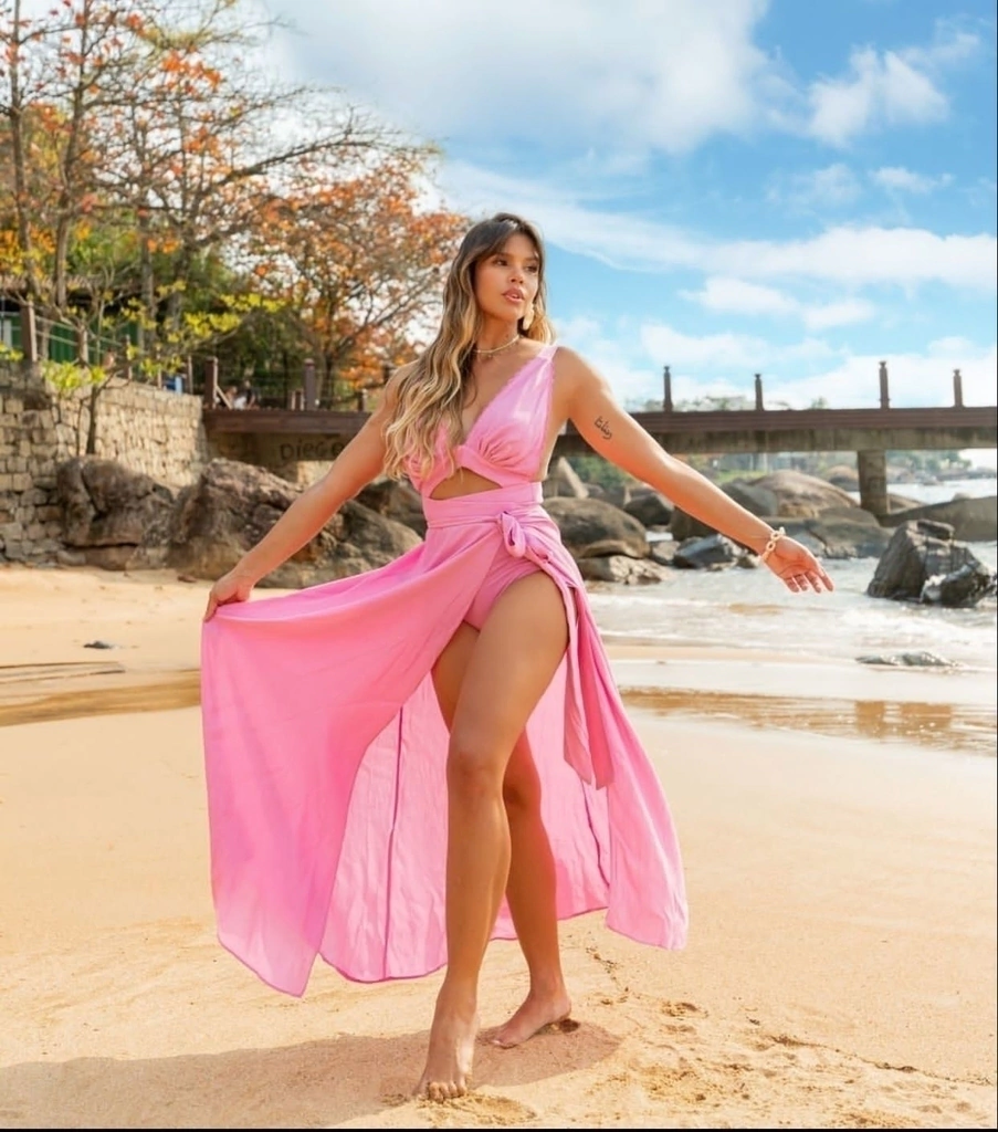 Vestido Lore Hotpant Rosa