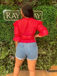 Blusa Cropped Estela Rosa - comprar online
