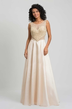 Vestido Bordado Pearl Sibelle Nude - Ray by Ray