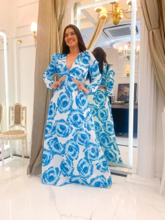 Vestido Jade Azul