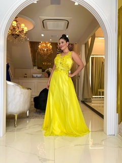 Vestido Busto Tule Bordado Zoela Ariane Aluguel na internet