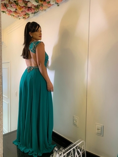 Vestido Bordado Ste Aluguel na internet