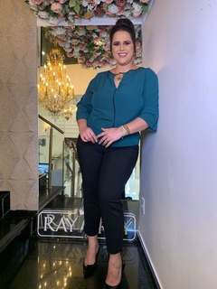 Calça Alfaiataria Com Bolsos Preto