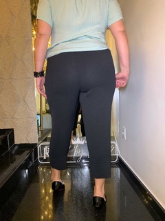 Calça Flow Recortes Cós Elasticos Preto na internet