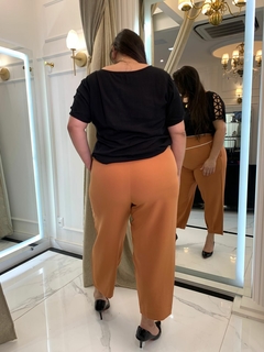 Calça Span C/ Cordão Cós Ferrugem - comprar online