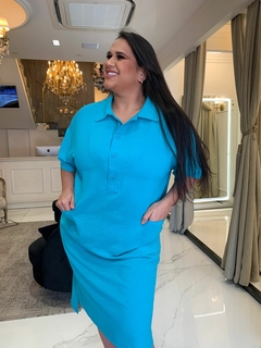 Chemise Marlucy Azul na internet
