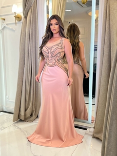 Vestido Sereia Lila Natasha Rosa Aluguel