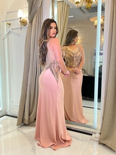 Vestido Sereia Lila Natasha Rosa Aluguel - comprar online