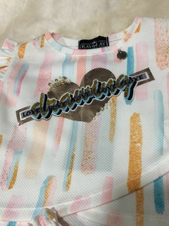 Conjunto Infantil Love Love na internet