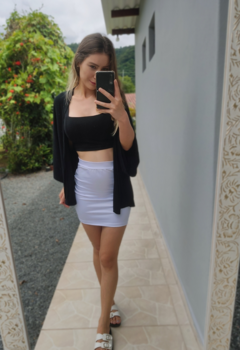 Saia Gabrielle (Branca) - Glam for you store