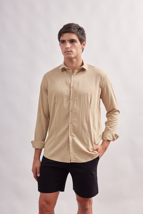 Camisa Charles Beige