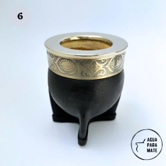 MATE IMPERIAL PREMIUM con virola de ALPACA (apto grabado)