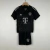 Conjunto Bayern de Munique Goleiro 2023/2024 Infantil - Preta e Cinza