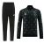 Conjunto De Treino Ajax 23/24 Jaqueta e Calça - Preta e Cinza