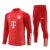 Conjunto Bayern De Munique 2024/2025 Manga Longa - Vermelha e Branca