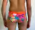 Sunga Slim Floral Beach Orange - comprar online