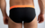Sunga Slim Black Orange - comprar online