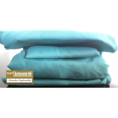 Juego de sabanas percal D.B. 144 hilos Colchón 100x190 - tienda online