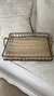 BANDEJA JAIPUR MADERA-HIERRO-YUTE - 35 x 25 x 5 cm