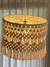 LÁMPARA COLGANTE MACRAMÉ 30x18 - comprar online