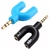 Cabo Adaptador P3 - P2 P/ Microfone e Fone - Notebook Xbox Ps4