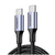 Cabo de Dados e Carregamento Rápido UGREEN 1 Metro Trançado US316 Pontas Tipo-C 100W PD - comprar online