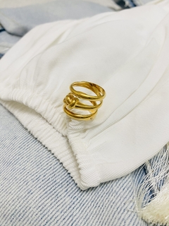 Anel MD Banhado a Ouro N.17 - comprar online