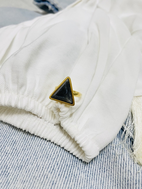 Anel MD Banhado a Ouro N.19