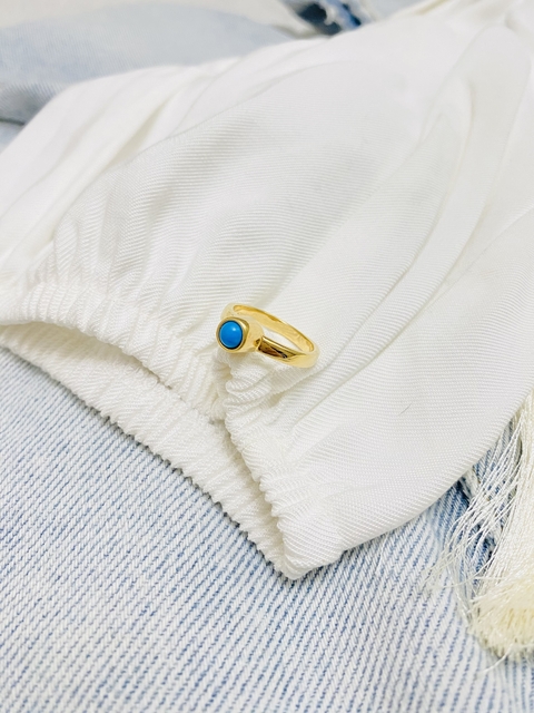 Anel MD Banhado a Ouro N.17