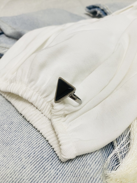 Anel MD Ródio Negro N.19