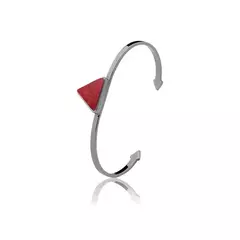 Bracelete Galaxy Triângulo - RN Amazonita Vermelha