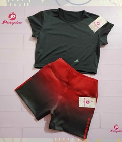 Short Sublimado y Blusa Corta