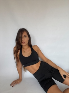 Top Emma Black - Flora Bikinis Mayorista