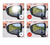 PAR Film Impermeable Anti Agua Niebla Retrovisor Espejo Auto - REPKA STORE