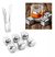 Set X 8 Hielos Con pinza Cubos De Hielo Acero Inoxidable - comprar online