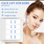 Pegatinas invisibles transparentes para estiramiento facial
