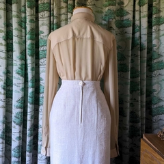 camisa vintage creme - M - loja online